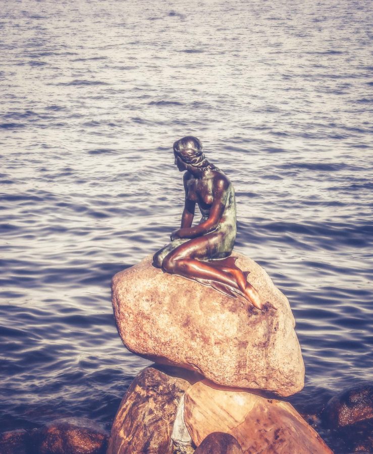 Photo of the Little Mermaid Statue in Denmark