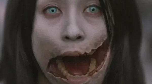 Kuchisake-onna in the movie "Carved: The Slit-Mouthed Woman" (2007)
