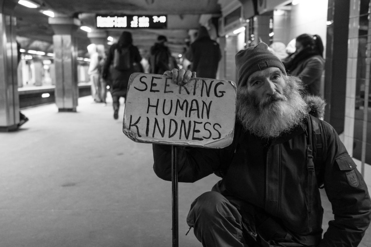 HOMELESS MAN TAKES REFUGE IN GYM, STUDENTS ADVISED TO "IGNORE HIM"